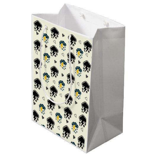 Gift Bag Mittlere Geschenktüte (Rückseite Schrägansicht)