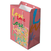Gift Bag Mittlere Geschenktüte (Rückseite Schrägansicht)