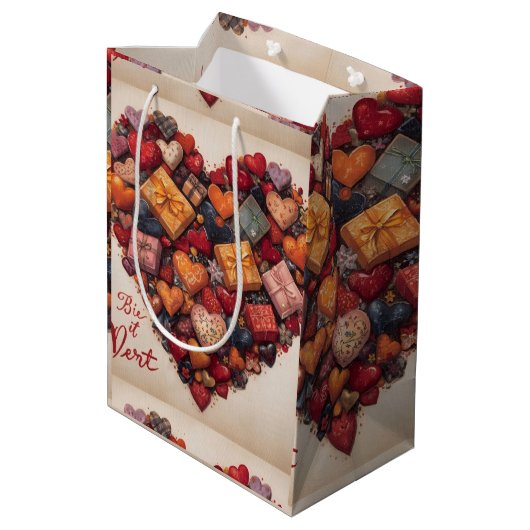 Gift Bag Mittlere Geschenktüte (Rückseite Schrägansicht)