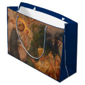 GIFT BAG NATIVITY RENAISSANCE MALKEN GROßE GESCHENKTÜTE (Rückseite Schrägansicht)