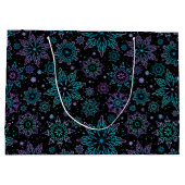 Gift bag "Snowflakes" Große Geschenktüte (Rückseite)