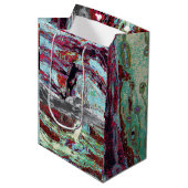 Gift Bag – Strata Pulse Mittlere Geschenktüte (Vorderseite Schrägansicht)