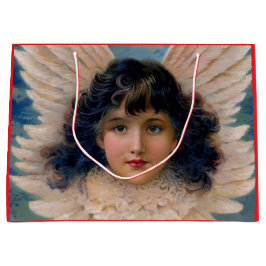 GIFT BAG VINTAGE ANGELEGENHEITEN IN REDS UND BLUES GROßE GESCHENKTÜTE