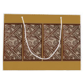 Gift Bag with Art of New Guinea Große Geschenktüte (Rückseite)