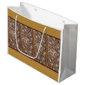 Gift Bag with Art of New Guinea Große Geschenktüte (Vorderseite Schrägansicht)