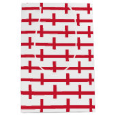 Gift Bag with England flag Mittlere Geschenktüte (Vorderseite)