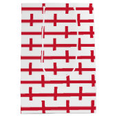 Gift Bag with England flag Mittlere Geschenktüte (Rückseite)