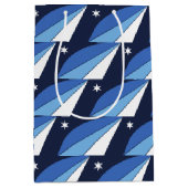 Gift Bag with flag of Columbia, SC, USA Mittlere Geschenktüte (Vorderseite)