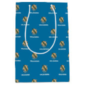 Gift Bag with flag of Oklahoma, USA Mittlere Geschenktüte (Vorderseite)