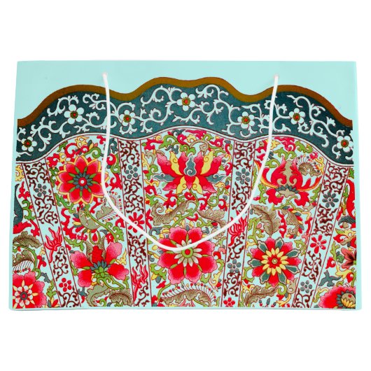 GIFT-BAGS CHINESISCHE PATTERN CUSTOM-DESIGN GROßE GESCHENKTÜTE (Vorderseite)