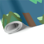 GIFT _BEAUTIFUL_KELLY_GREEN_OCEAN_BLUE_BROWN GESCHENKPAPIER (Rolleneckpunkt)