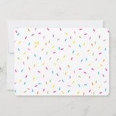 GIFT-BESCHEINIGUNG Zuckerguss Farbe Sprinklen lila (Rückseite)