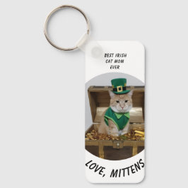 Gift Best Mom Cat personalised Cat Photo and Name Schlüsselanhänger