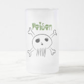 Gift-Bier-Tasse Mattglas Bierglas (Mittel)