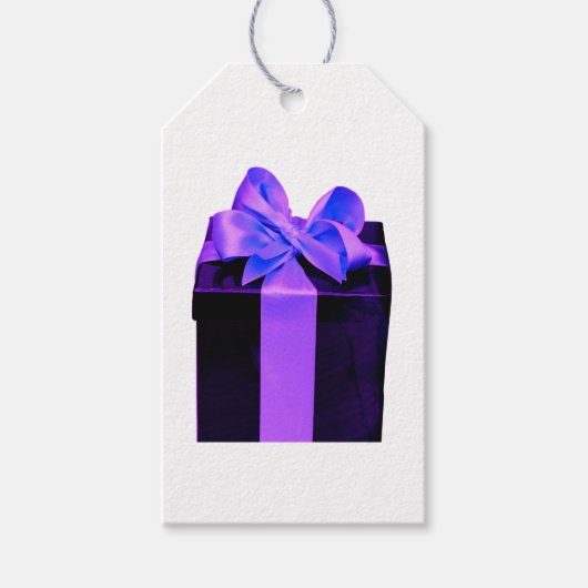 Gift Box with satin bow Geschenkanhänger (Vorderseite)