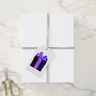 Gift Box with satin bow Geschenkanhänger