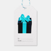 Gift Box with satin bow Geschenkanhänger (Rückseite)