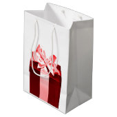 Gift Box with satin bow Mittlere Geschenktüte (Rückseite Schrägansicht)