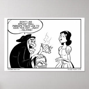 Gift Calzone täglicher Gekritzel-Druck Poster