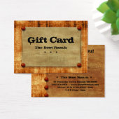 Gift Card Rust Denim Texas Star (Schreibtisch)