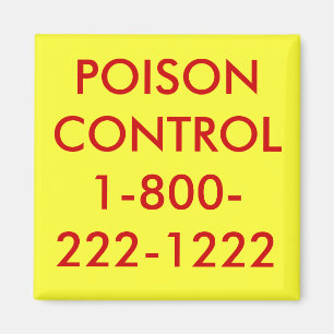 GIFT CONTROL1-800-222-1222 MAGNET