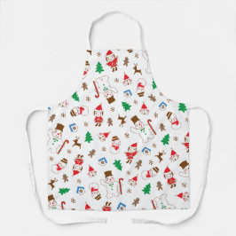 Gift cute Christmas holiday cookie family Schürze