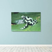 Gift-Dart-Frog (Dendrobates auratus) Cahuita Leinwanddruck (Insitu (Holzboden))