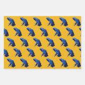 Gift-Dart-Frösche, die Papierblätter umhüllen Geschenkpapier Set (Vorderseite 2)