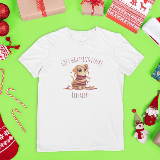 Gift Expert Funny Family Personalized Christmas T-Shirt