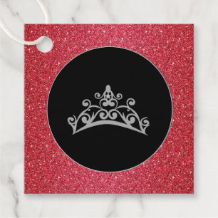 Gift-FavorTag -Pageant USA Crown Geschenkanhänger