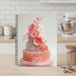 Gift for bakers, customizable recipe journal notizblock