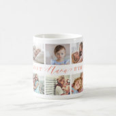 Gift For Best Nana Ever Family Photo Collage Kaffeetasse (Mittel)