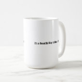 Gift for Book Lovers - "Beautiful Day to Read" Kaffeetasse (VorderseiteRechts)