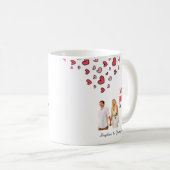 Gift For Couples Wedding personalized photo Kaffeetasse (VorderseiteRechts)