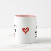 Gift For Grandma, Personalized with Name & Year Tasse (Zentrum)