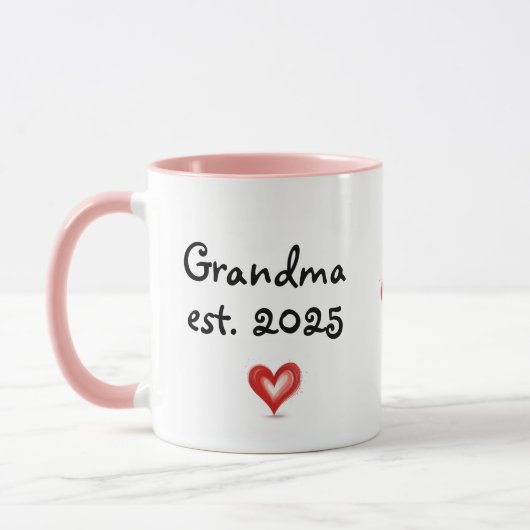 Gift For Grandma, Personalized with Name & Year Tasse (Links)