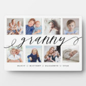 Gift for Granny | Grandchildren Photo Collage Fotoplatte (Vorderseite)