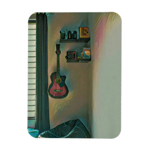 Gift for guitar player magnet