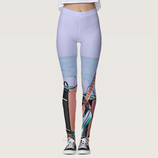 Gift for guitarist friend leggings (Vorderseite)