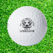 Gift for Labrador Lovers Golfball