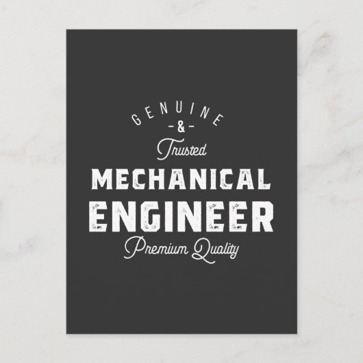 Gift for Mechanical Engineer Postkarte (Vorderseite)