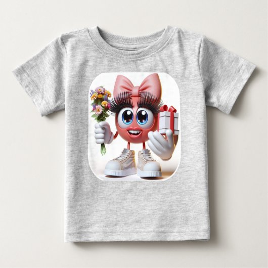  Gift for Mom, Emoji, by Natasha Us   Baby T-shirt (Vorderseite)