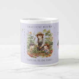 Gift for Mom, Gardening, Fun activities with Mom. Jumbo-Tasse