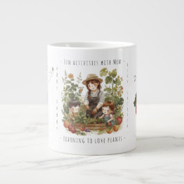 Gift for Mom, Gardening, Fun activities with Mom. Jumbo-Tasse