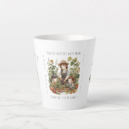 Gift for Mom, Gardening, Fun activities with Mom. Milchtasse