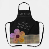 Gift For Mom, Happy Mothers Day,Flower Art Schürze (Vorderseite)