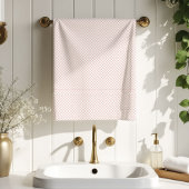 Gift for Mom Rose Gold Tartan Bath Towel Look Badhandtuch Set
