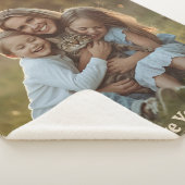 Gift for Mom Sherpa Blanket Photo Mother's Day Sherpadecke (3/4)