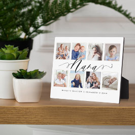 Gift for Nana | Grandchildren Photo Collage Fotoplatte