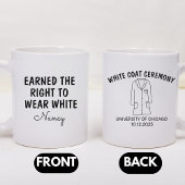 Gift For New Doctor, Personalized White Coat  Kaffeetasse